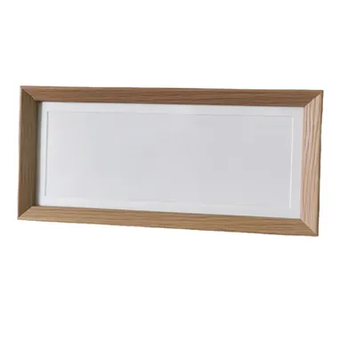 Rectangle Photo Calligraphy Frame Burlywood color black color Composite Frame - Image 2
