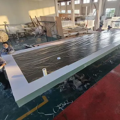 Custom Outdoor Luxury Pool Design Translucent Crystal Acrylic Gloss Surface ODM Solutions for Light Application Made Durable - Image 3