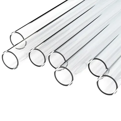 Crystal Clear PMMA Acrylic Tube with High Impact Strength for Retail Display and Exhibition Systems by Vitreusart Acrylic Technology Co., Ltd.,