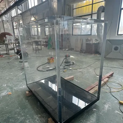Tunnel Shape Acrylic Aquarium Fish Tank for Public Ocean World Viewing Systems - Image 2