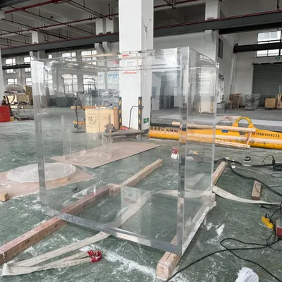 Custom Acrylic Aquarium Fish Tank for Luxury Restaurant and Seafood Display Area - Image 3