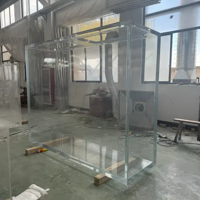 Custom Acrylic Aquarium Fish Tank for Luxury Restaurant and Seafood Display Area by Vitreusart Acrylic Technology Co., Ltd.,