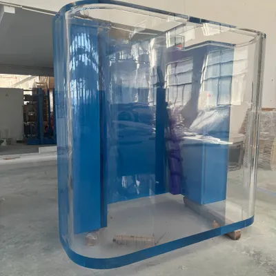 Modern Square Acrylic Acrylic Aquascape Fish Tank Aquarium Fish Tank for Indoor Use Goldfish by Vitreusart Acrylic Technology Co., Ltd.,