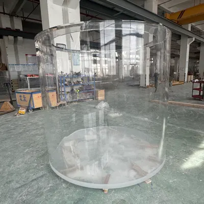 Modern Square Acrylic Eco-Friendly Aquarium Fish Tank Large Capacity Acrylic Aquarium by Vitreusart Acrylic Technology Co., Ltd.,