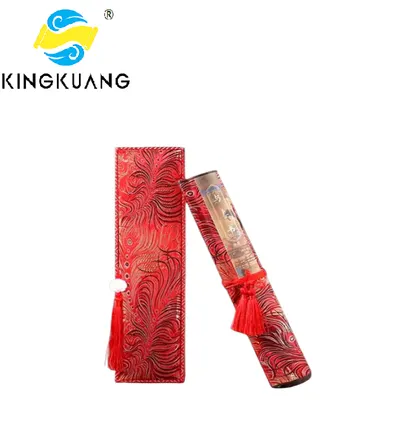 Xuan Paper Hand Scroll Tracing Copying Chinese Calligraphy of Accompany with Wife Song Brocade Box Set by Xuan Cheng Jing Kuang Crafts Co.,ltd