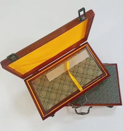 32*16cm Xuan Paper Rice Paper Art Paper Calligraphy Painting Paper Sumi- E Paper Brochure list Album Red Wooden Box Set - Image 8
