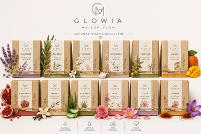 Glowia Natural Soap Collection