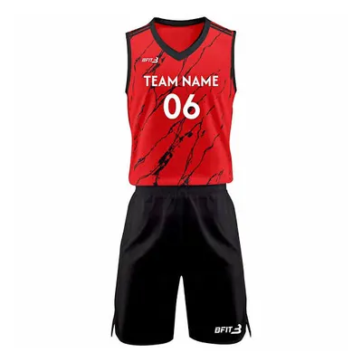 Custom Sublimated Basketball Uniform Set