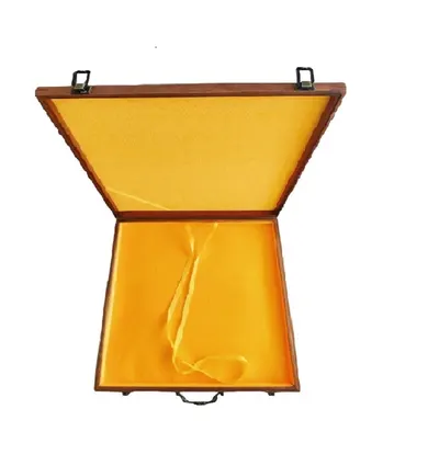37*37*2.5cm Xuan Paper  Album Square  Luxury  Jewelry Silk Cloth  Song Brocade Package Box - Image 2
