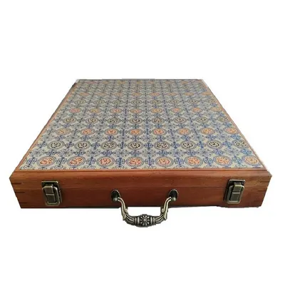 37*37*2.5cm Xuan Paper  Album Square  Luxury  Jewelry Silk Cloth  Song Brocade Package Box - Image 3