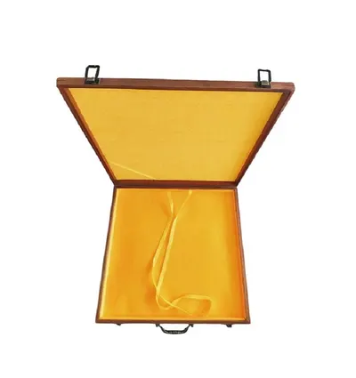 37*37*2.5cm Xuan Paper  Album Square  Luxury  Jewelry Silk Cloth  Song Brocade Package Box - Image 4
