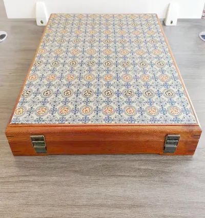 37*37*2.5cm Xuan Paper  Album Square  Luxury  Jewelry Silk Cloth  Song Brocade Package Box - Image 7