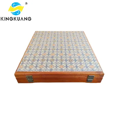 37*37*2.5cm Xuan Paper  Album Square  Luxury  Jewelry Silk Cloth  Song Brocade Package Box by Xuan Cheng Jing Kuang Crafts Co.,ltd