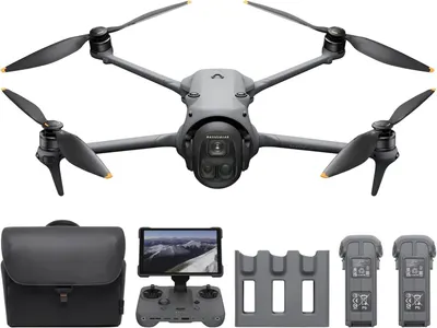 DJI Mavic 4 Pro 512GB Creator Combo with RC Pro 2, Flagship Tri-Camera Drone with 100MP 4/3 CMOS Hasselblad Camera, 51-Min Max Flight Time, Three Batteries, Charging Hub, Professional, Gray by Tunaisshiaong Electronics Co,Ltd