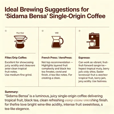 Sidama Bensa Espresso Base – Medium Roast, G1, Tropical Fruit & Black Tea Complexity coffee bean - Image 3