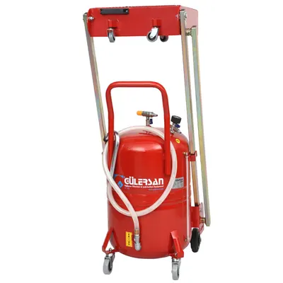 Heavy-Duty Telescopic Air-Operated Oil Drain Tank 80L - Model 4295 by Gulersan Lubrication Equipment Industry and Trade Co. Ltd.