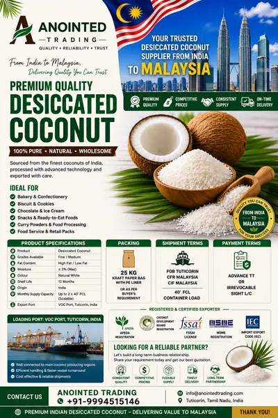 Semi husked coconut