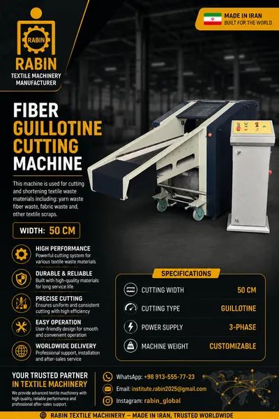 Industrial Textile Waste Rag Shredder by Rabin Institute