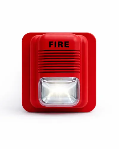 LED Sounder Cum Strobe – Red Housing Tamper-Resistant Construction by Agni Instruments Engineers India Private Limited
