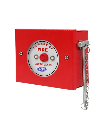 Manual Break Glass Call Point AGNI-301 – Solid Sheet Metal MCP - Image 4