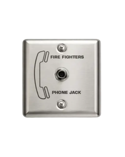 FIREFIGHTER’S STAINLESS STEEL PHONE JACK PLATE - Image 2