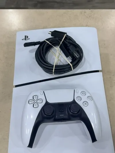 Sony PlayStation 5 Slim Digital Edition Console 825GB Controller & Cables - Image 2