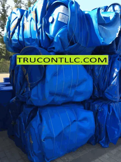 HDPE Blue Drum Scrap Supplier, HDPE Drum Scrap for Sale, HDPE Regrinds Scrap Supplier, HDPE Pallet Scrap Supplier