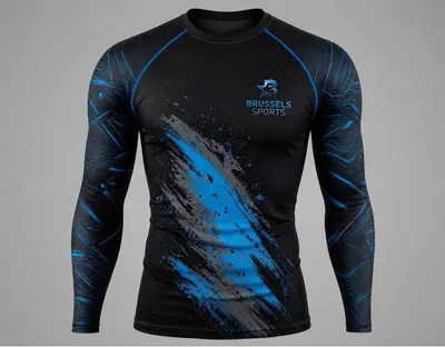 Premium Custom Rash Guard – Men’s Compression Sportswear for MMA, BJJ, Gym & Fitness
