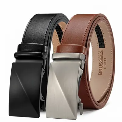 Premium Genuine Leather Belts for Men – Custom Wholesale Leather Belts with Metal Buckle - Image 2