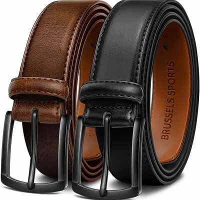 Premium Genuine Leather Belts for Men – Custom Wholesale Leather Belts with Metal Buckle