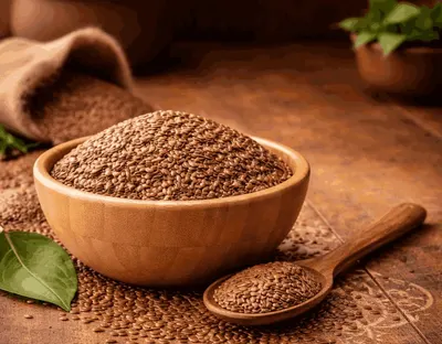 Premium Export Grade Flax Seeds by Joshi Foods and Spices