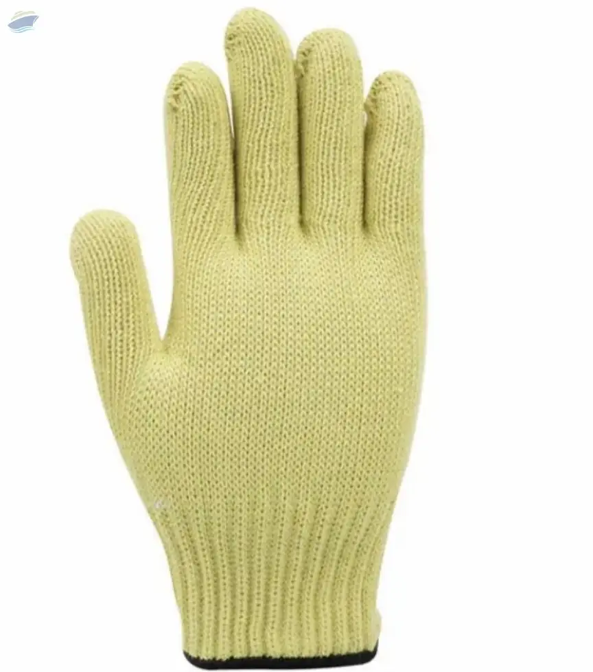 Polyester Two Layers Aramid Glove EN407