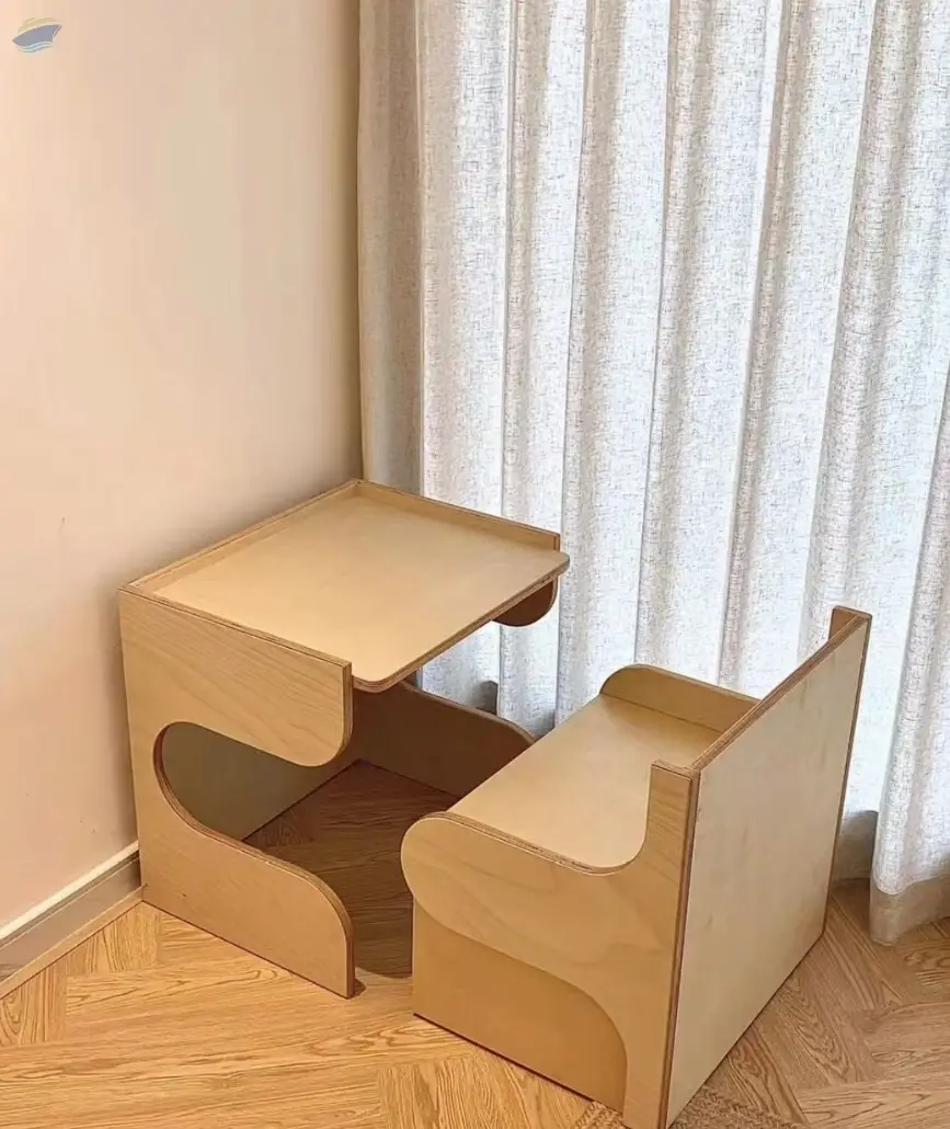 Folding Desk Panel Wood Bedside Concise