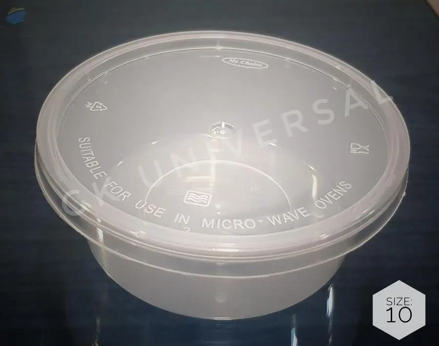 10 Oz Round PP Disposable Food Containers