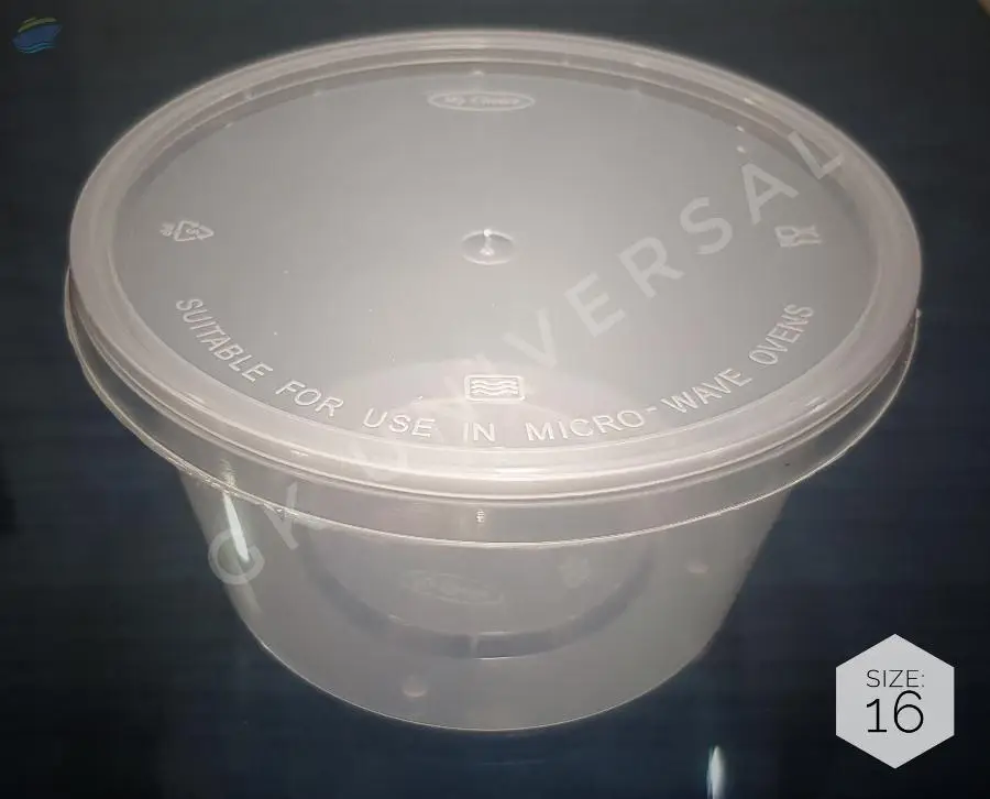 16 Ounce Round PP Disposable Food Containers