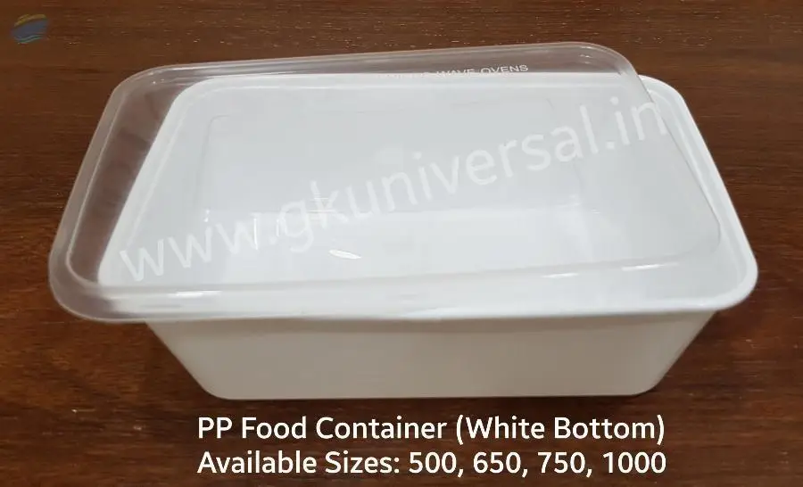 750 Ml PP Disposable Food Containers