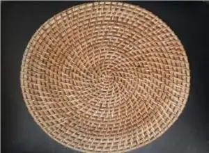 Cane Dining Mat Round (Table Placemats)