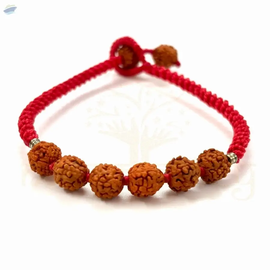 Handmade 8mm Rudraksha Beads  Bracelet