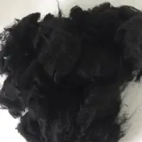 Recycled Polyester Staple  Fibre ( Black )