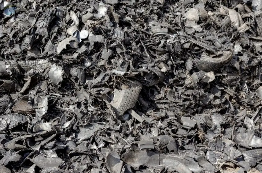 Shredded Tires  Black Rubber Particle Rubber