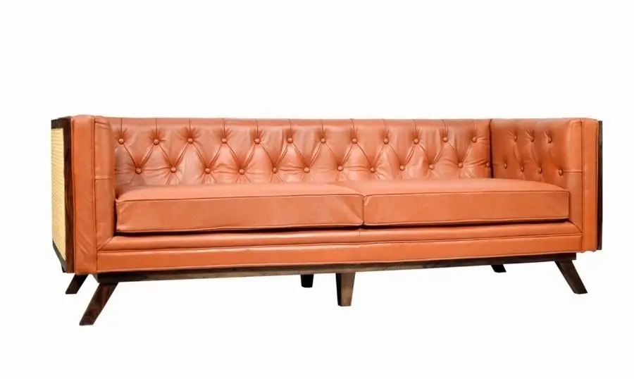 Solid Wood Lounge Sofa