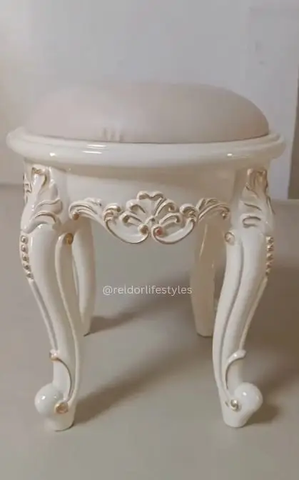 Artisan Hand Carved Stool