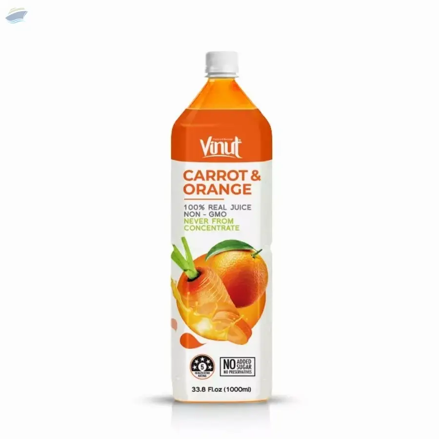 33.8 Fl Oz Vinut NFC Carrot + Orange Juice