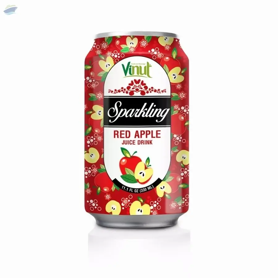 VINUT Red Apple Juice Sparkling Water Drink