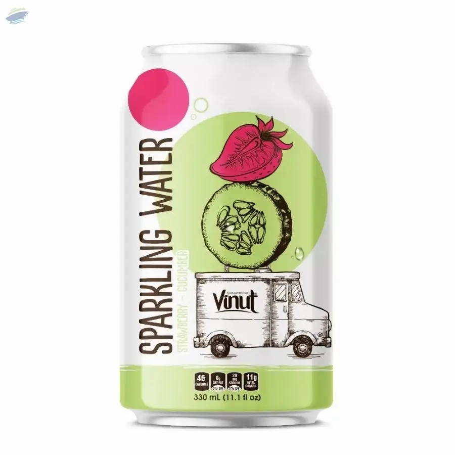 VINUT Sparkling Water Strawberry And Cucumber