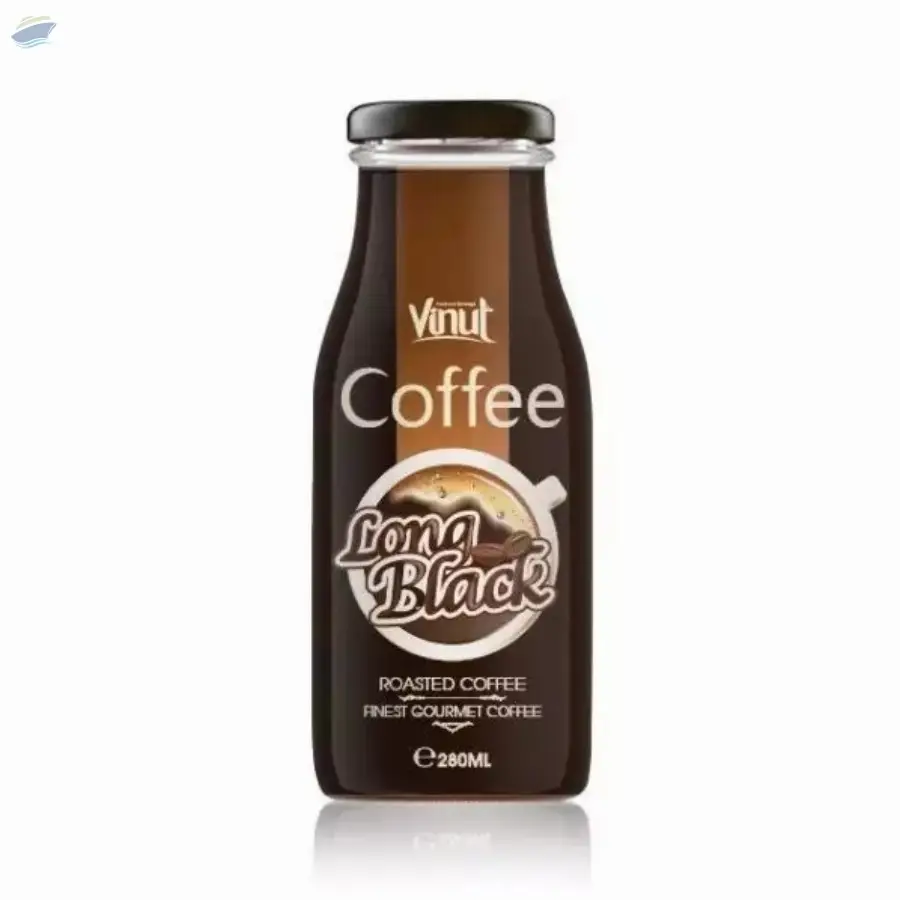 280ml VINUT Bottled long Black Coffee Drink