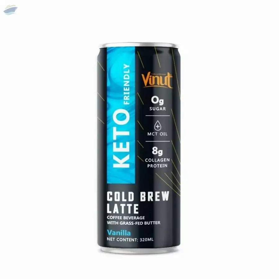 320ml VINUT Keto Cold Brew Vanilla Coffee