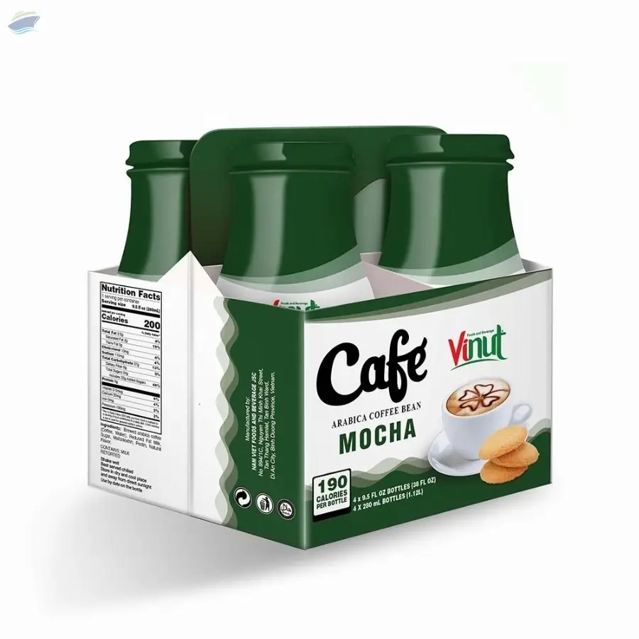 Box 4 x 9.5 fl oz Vinut Mocha Coffee Drink