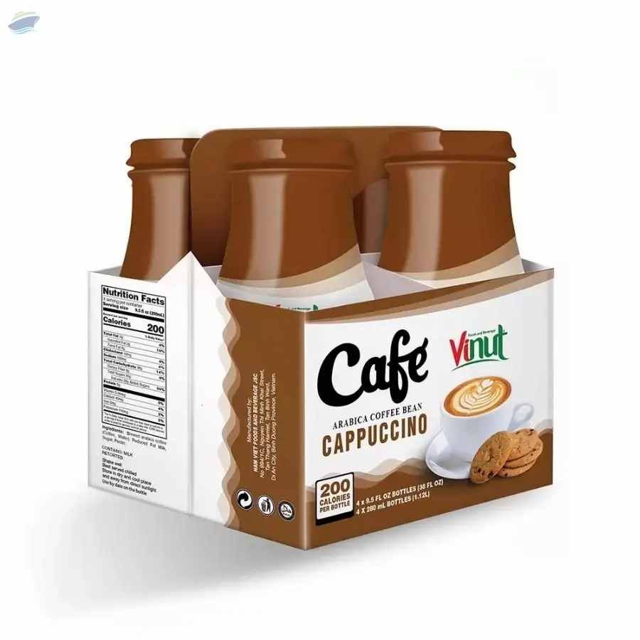 Box 4 x 9.5 fl oz Vinut Cappuccino Coffee Drink