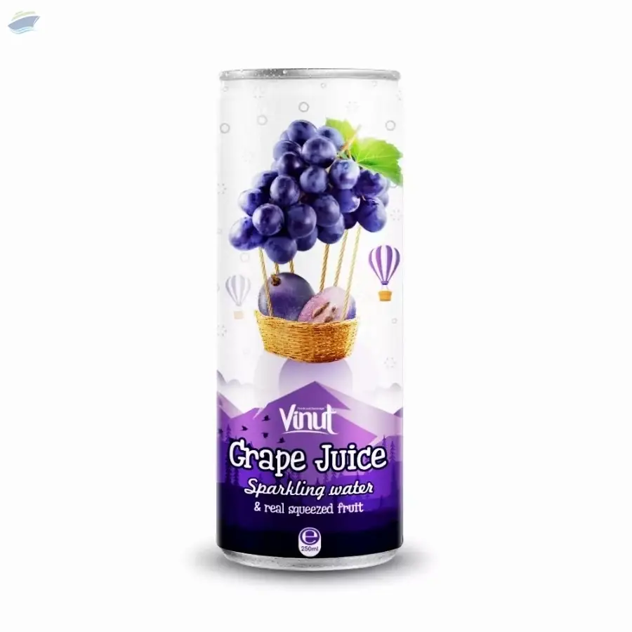 250ml Vinut Sparkling Grape Juice Water